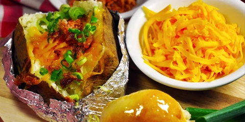 Colter's famous loaded baked potato
